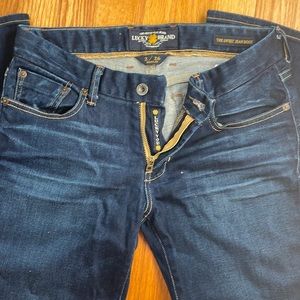 Lucky brand size 2 boot cut flare jeans DARK WASH